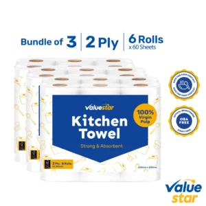 ValueStar Kitchen Towel 2-ply (6x60 sheets)