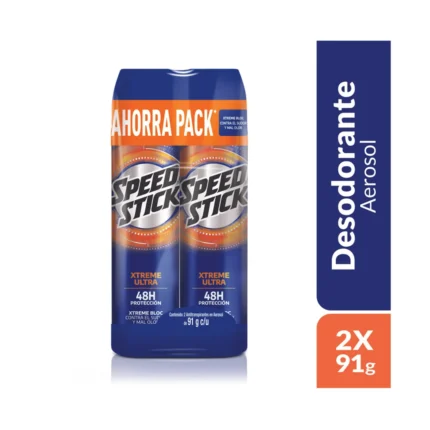 Pack Desodorante Spray Xtreme Speed Stick 2x91 gr